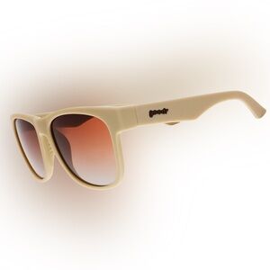 Big Pajama Llama Drama Goodr Tan Sunglasses